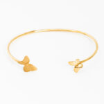 دستبند طلا بنگل پروانه