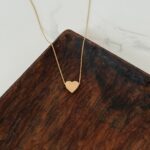 پلاک طلا قلب سه بعدی