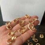 گوشواره حلقه ای طلا ورساچه