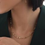 گردنبند طلا مکعبی