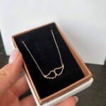 گردنبند طلا دو بال