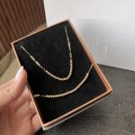 گردنبند طلا گوی و هرمس