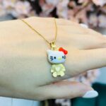 پلاک طلا هلوکیتی عروسکی