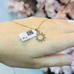 پلاک طلا خورشید