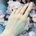 انگشتر طلا زنبق ظریف