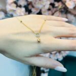 گردنبند طلا ابریشمی لاوکارتیه قلب