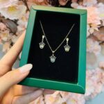 نیم ست طلا طرح تاج