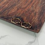 انگشتر طلا مینیمال موج دار