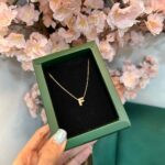 گردنبند حرف F سه بعدی