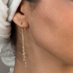 گوشواره طلا آویز البرنادو