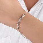 دستبند طلا البرنادو سه رج