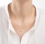 گردنبند طلا ونکلیف ظریف - Image 7