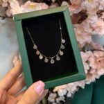 گردنبند طلا سکه ای مکعب