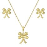 نیم ست طلا پاپیون