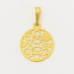 پلاک طلا طرح اسلیمی کد ۰۱