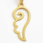 پلاک طلا بال