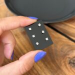 گوشواره طلا میخی نگین