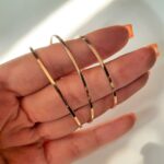 النگو طلا آیینه ای نوزادی