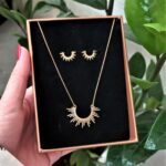 نیم ست طلا خورشیدی