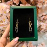 گوشواره طلا آویز شنل