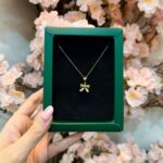 پلاک طلا پاپیون