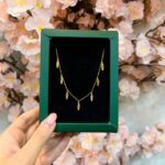 گردنبند طلا سکه ای پر