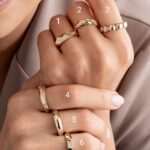 انگشتر طلا رینگ چندضلعی