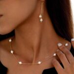 گردنبند طلا مروارید