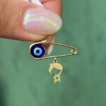 سنجاق طلا نوزادی چشم نظر