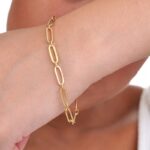 دستبند طلا هرمس گلستانه