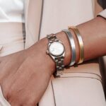 دستبند طلا آیینه ای مات