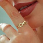 انگشتر طلا بی نهایت تخت سوپر