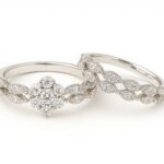 حلقه پشت حلقه طلا بانو