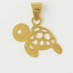 پلاک طلا لاکپشت