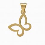 پلاک طلا پروانه