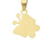 پلاک طلا پروانه توپر